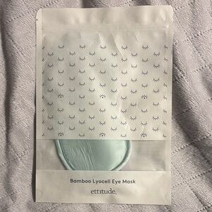 Ettitude Bamboo Lyocell Eye Mask in paradise green